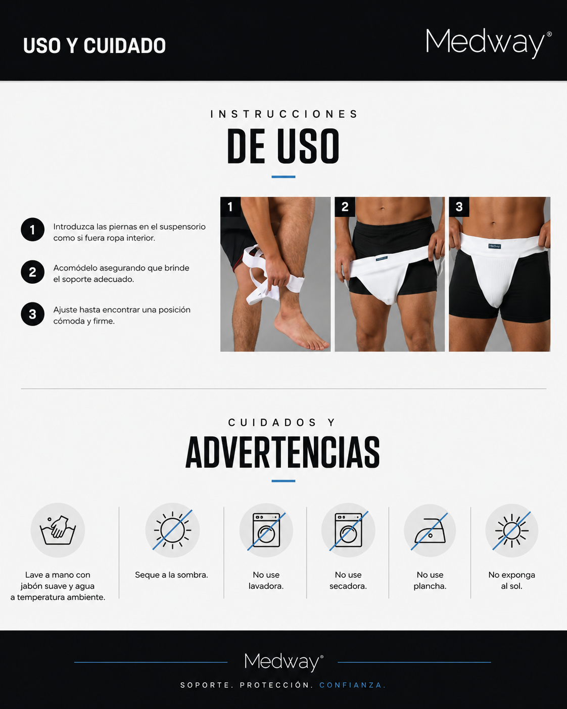 Suspensorio Masculino deportivo