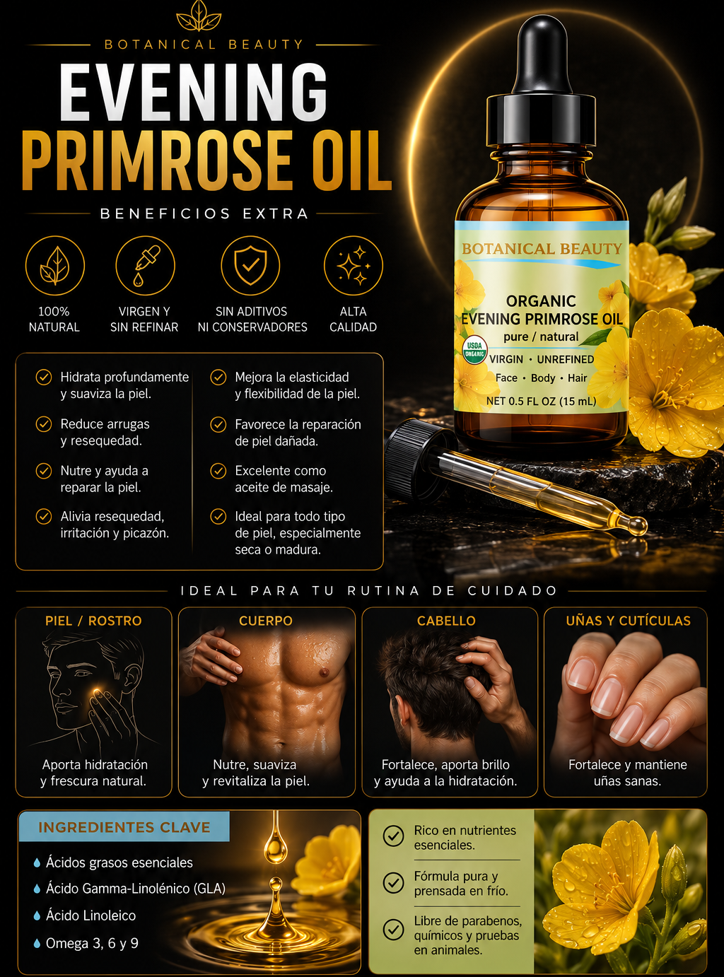 Evening Primrose Oil (Aceite de Onagra)