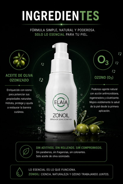 Aceite Ozonizado | Cuidado Tópico para Piel