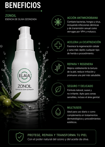 Aceite Ozonizado | Cuidado Tópico para Piel